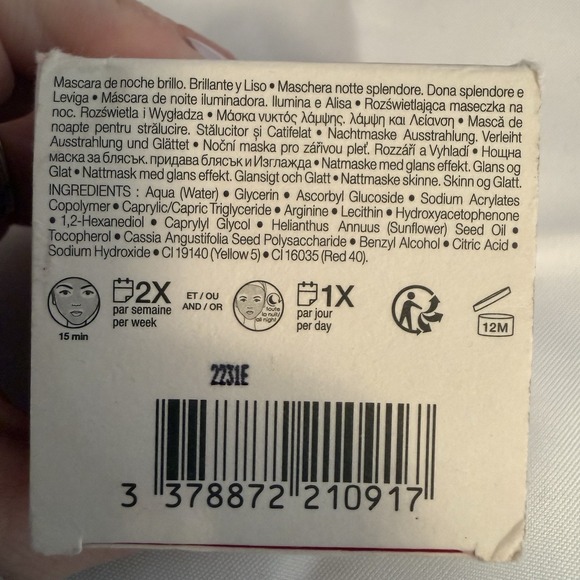 Sephora Super Glow Mask With C+E Vitamins - Radiance Boosting Face Mask - New - Picture 4 of 7